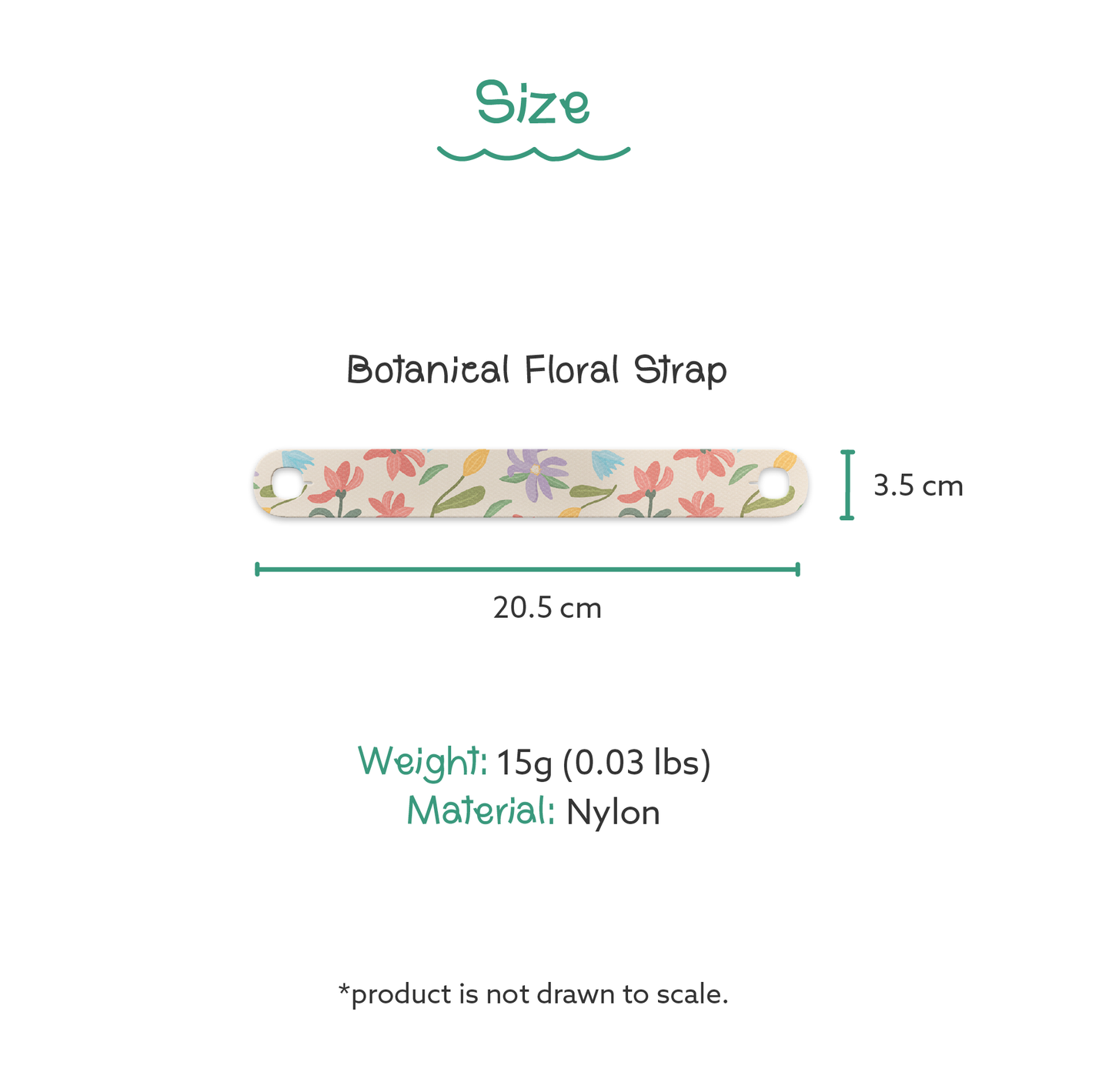Botanical Floral Strap